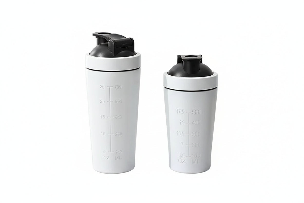 Stainless Steel Protein Shaker Bottle | Leak Proof Gym Shaker | 500ml / 750ml