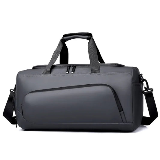 Large Capacity Gym & Travel Duffel Bag ｜ Multi-Compartment Shoe Storage ｜ Premium PU