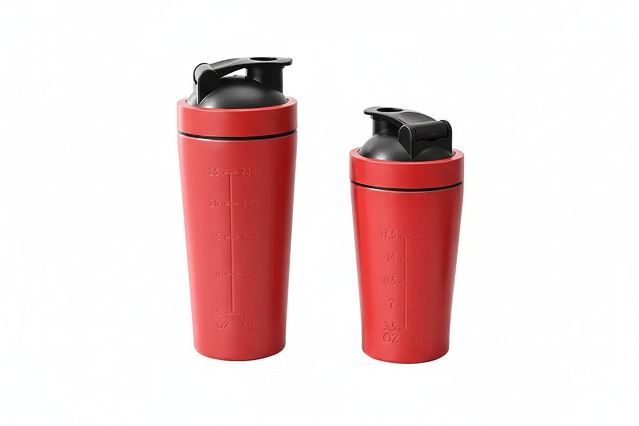 Stainless Steel Protein Shaker Bottle | Leak Proof Gym Shaker | 500ml / 750ml