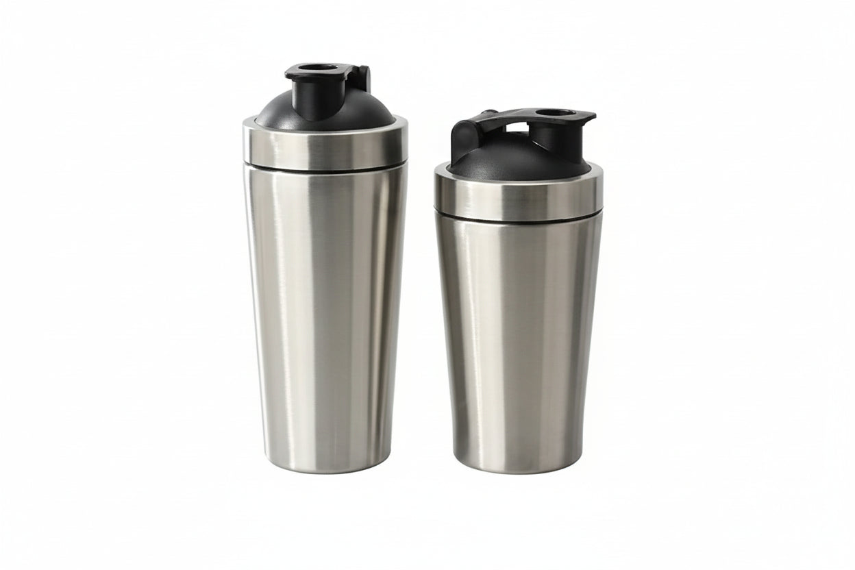 Stainless Steel Protein Shaker Bottle | Leak Proof Gym Shaker | 500ml / 750ml