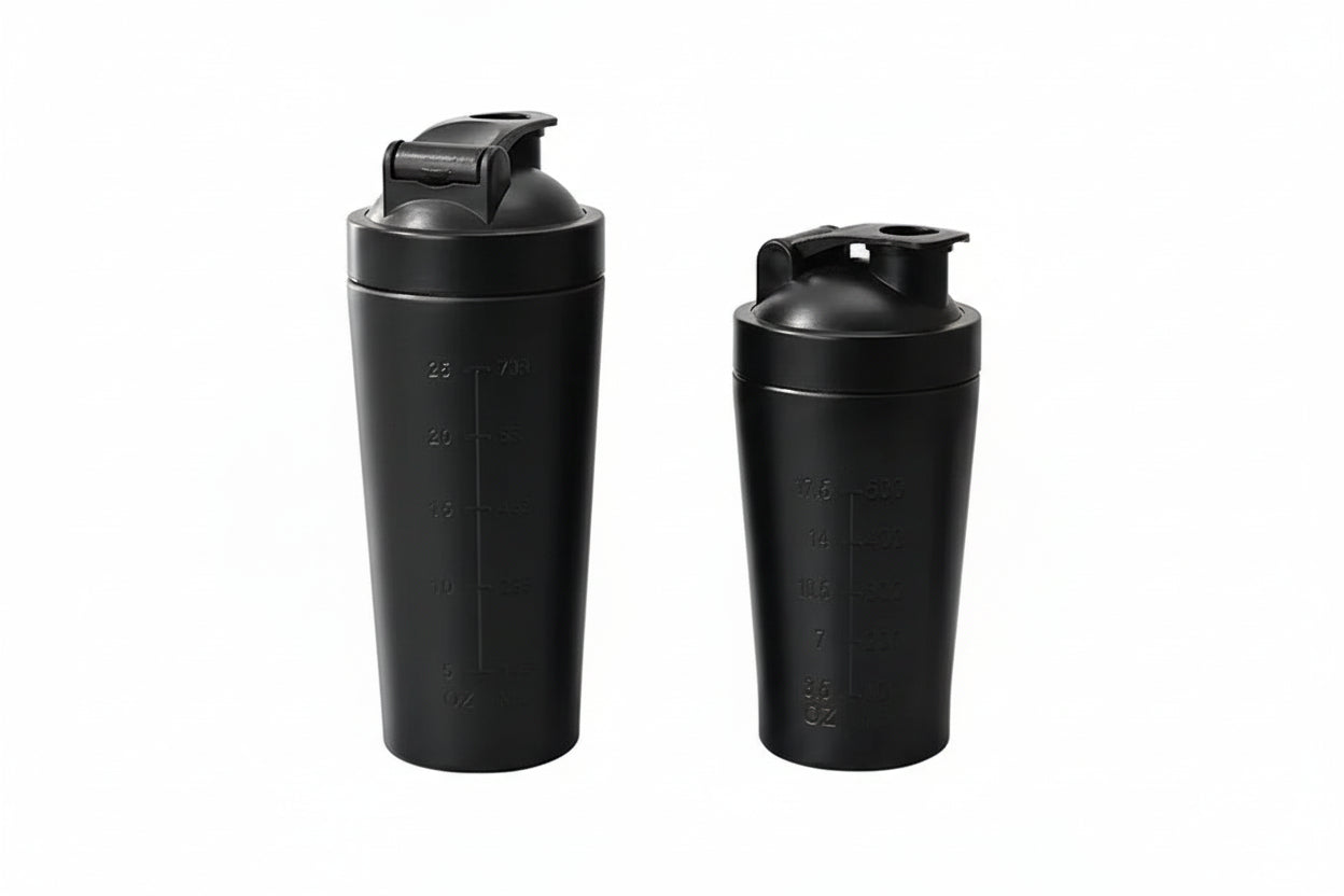 Stainless Steel Protein Shaker Bottle | Leak Proof Gym Shaker | 500ml / 750ml