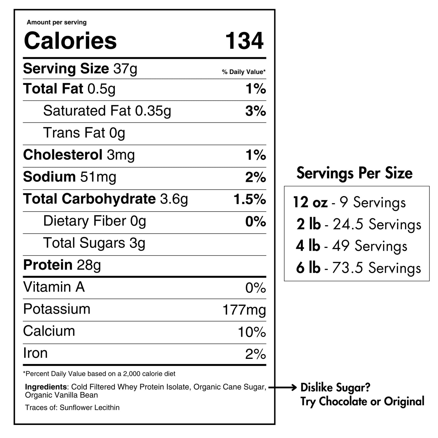 Whey Protein Isolate | Vanilla