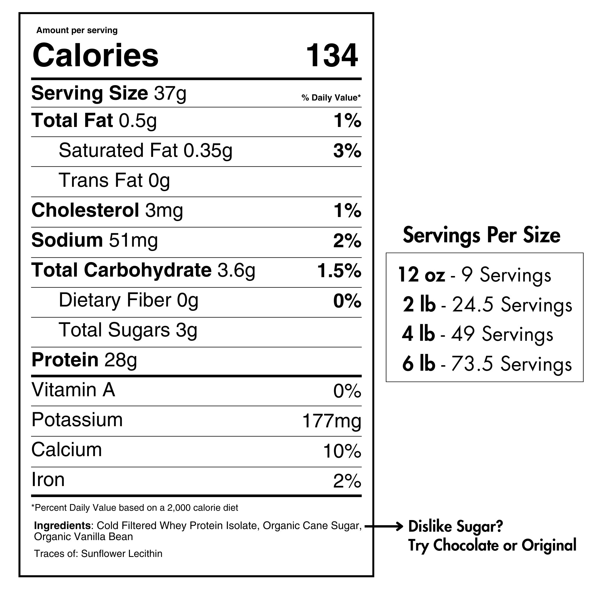 Whey Protein Isolate | Vanilla
