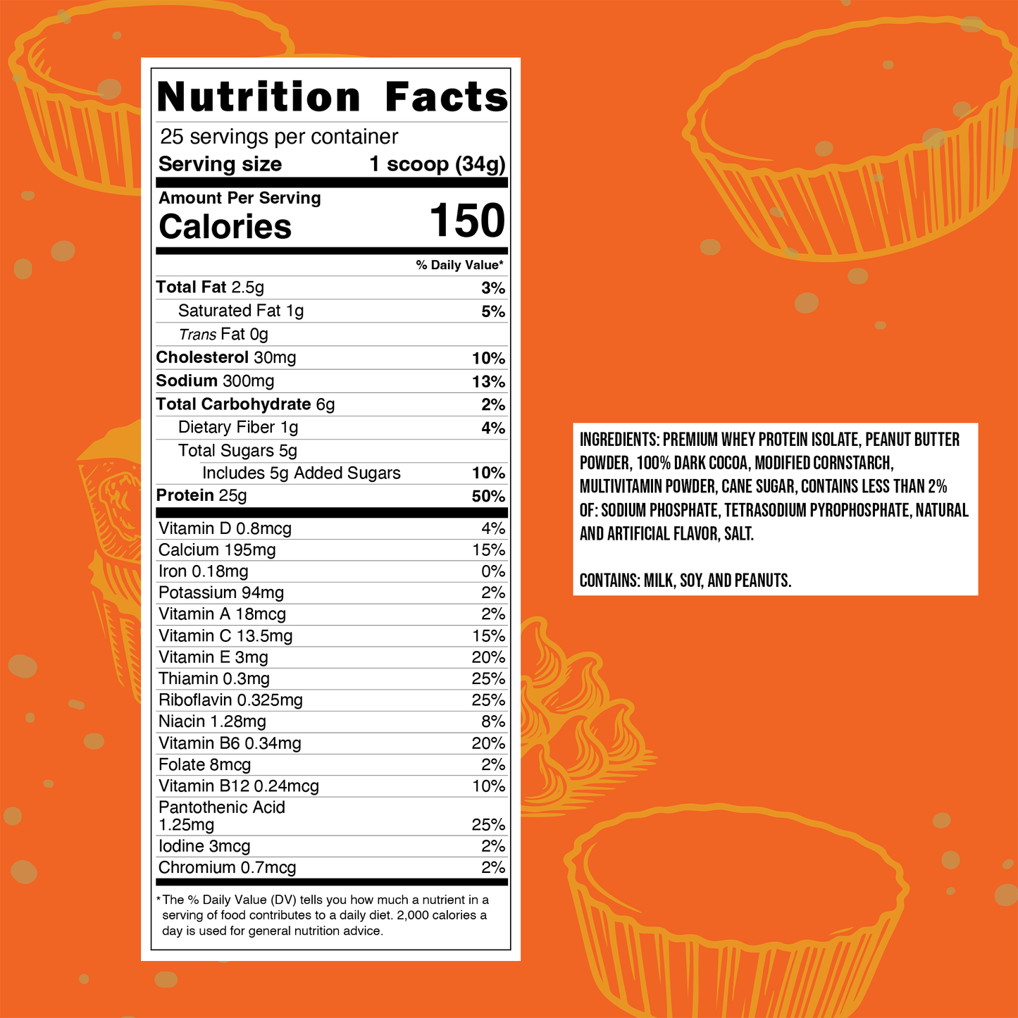 Orion Whey Protein Powder | 25g Protein Per Serving