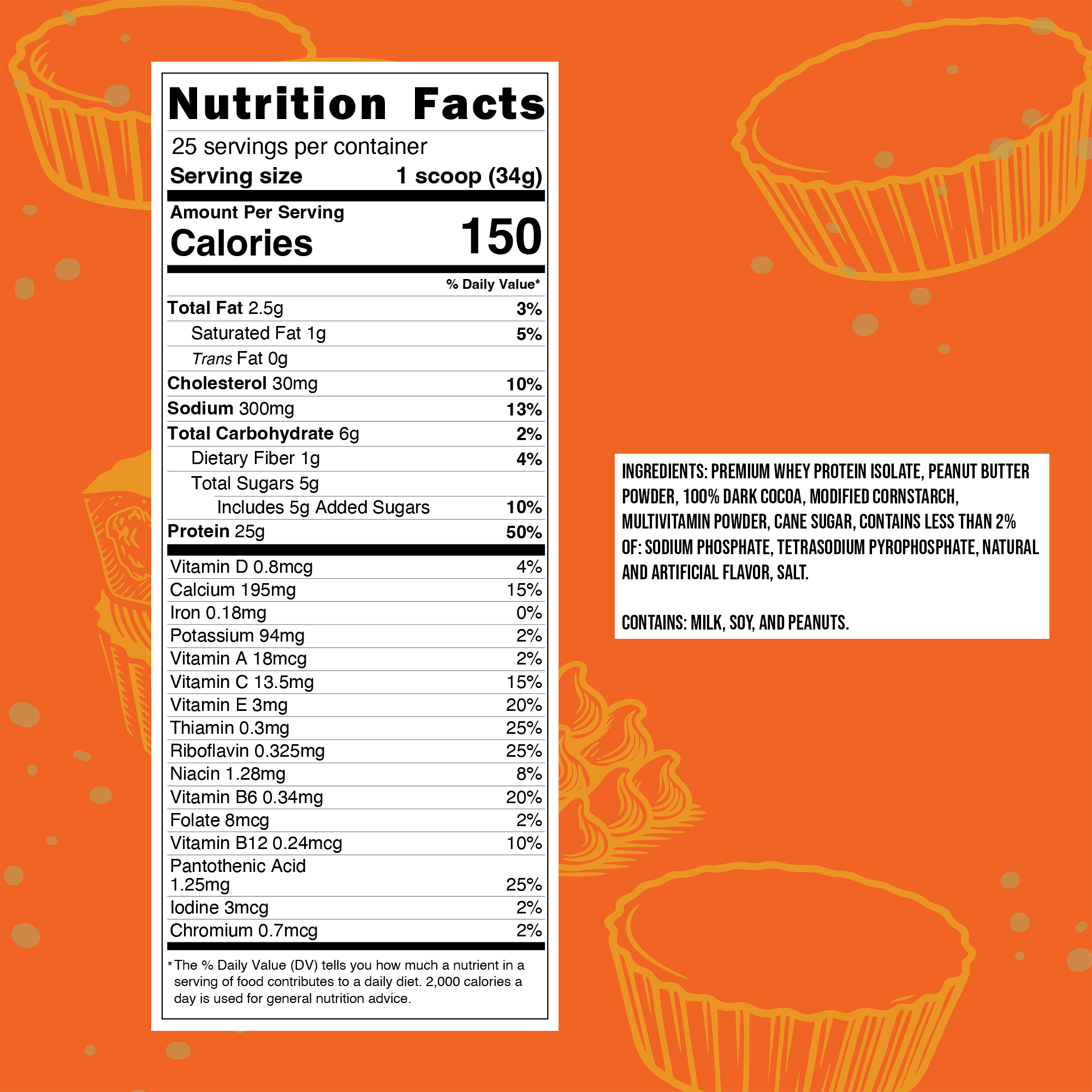 Orion Whey Protein Powder | 25g Protein Per Serving