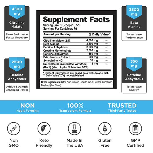 Pure Hype | High-Stim Pre-Workout
